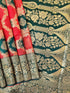 Vasthrlay Banarasi Weaving Contrast