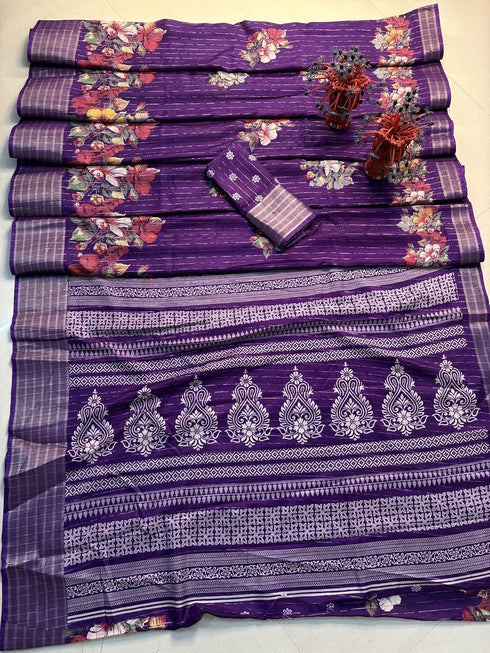 Vasthrlay Saree Digital Print