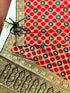 Vasthrlay Banarasi Weaving Contrast