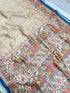Vasthrlay Tussar Ghicha Traditional Kalamkari Madhubani