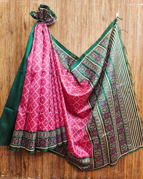 Vasthrlay Silk Saree Bandhani