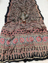 Vasthrlay Ajrakh Saree Crepe