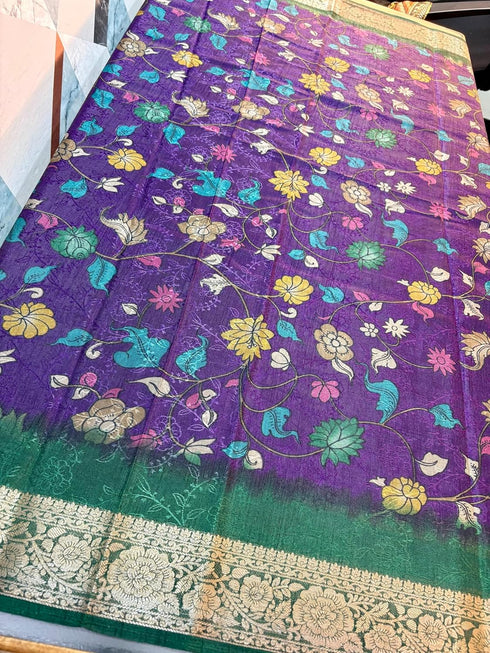 Vasthrlay Printed Contrast Darkviolet
