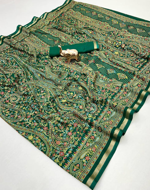 Vasthrlay Tussar Saree Floral