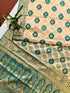 Vasthrlay Banarasi Weaving Contrast