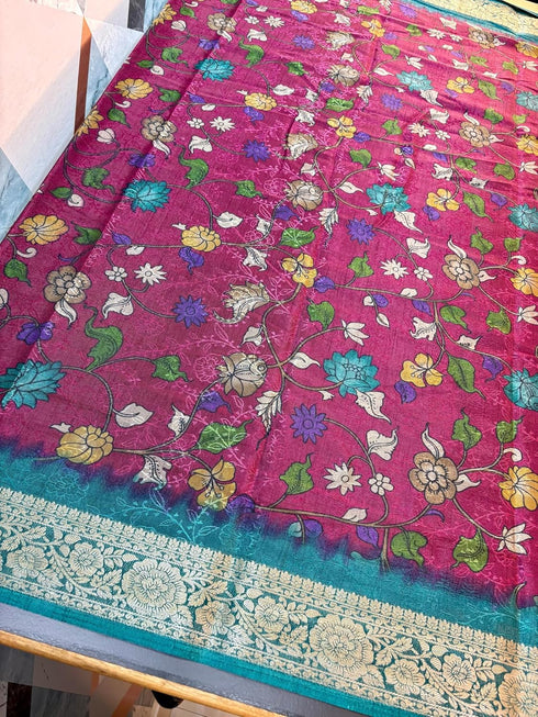 Vasthrlay Soft Saree Floral Digital Extraodinary