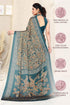 Vasthrlay Fashion Georgette Kalmkari Mehandi Ethnic Wear
