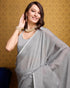 Vasthrlay Women's Cotton Unstitched Blouse Saree