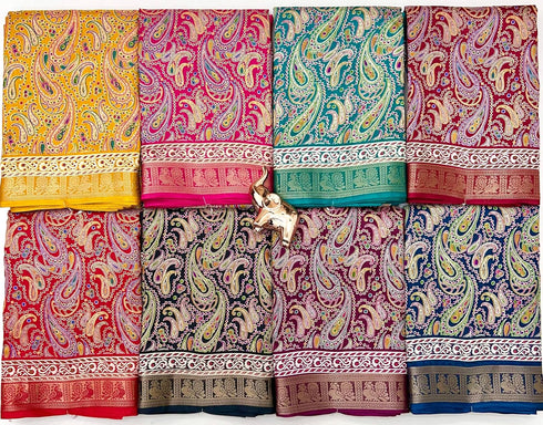 Vasthrlay Kashmiri Print Saree
