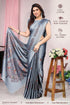 Vasthrlay Fashion Chiffon Printed Dusty Ethnic Wear