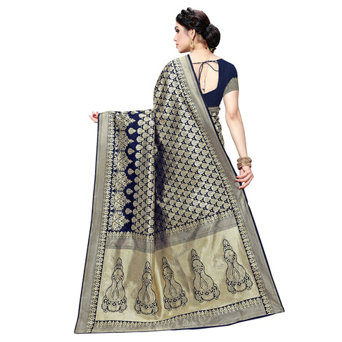 Vasthrlay Wine Kanjivaram Unstitched Saree