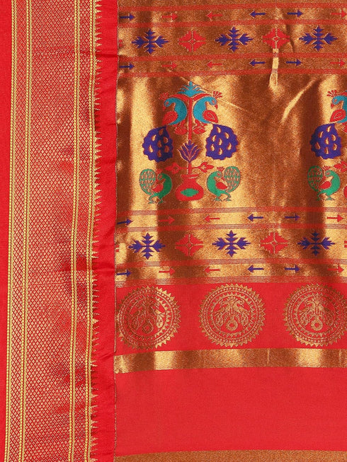 Vasthrlay Maharani Firozi Saree