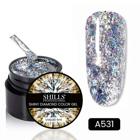Shills Professional Shiny Diamond Color Art Gel