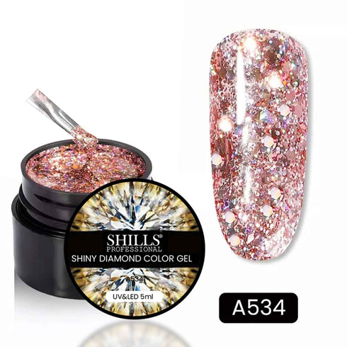 Shills Professional Shiny Diamond Color Art Gel