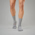 XYXX Crew-Length Socks - Cement Grey