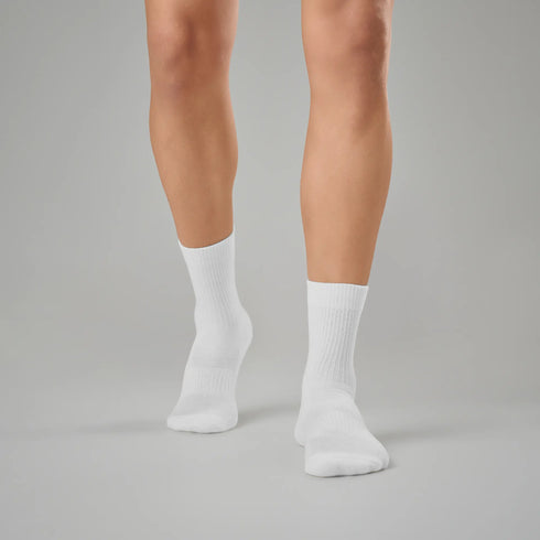 XYXX Crew-Length Socks - Polar White