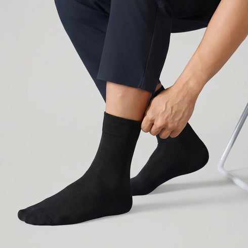 XYXX Crew-Length Socks - Pitch Black