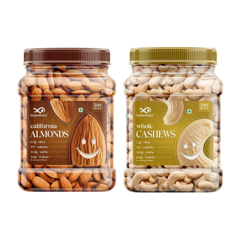 GreenFinity Premium Almonds & Cashews Combo