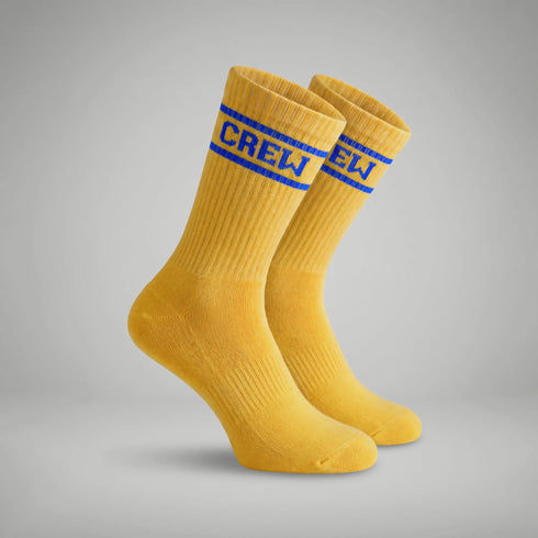 XYXX Crew Calf Length Socks - University Yellow