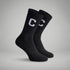 XYXX Crew Calf Length Socks - Ink Black
