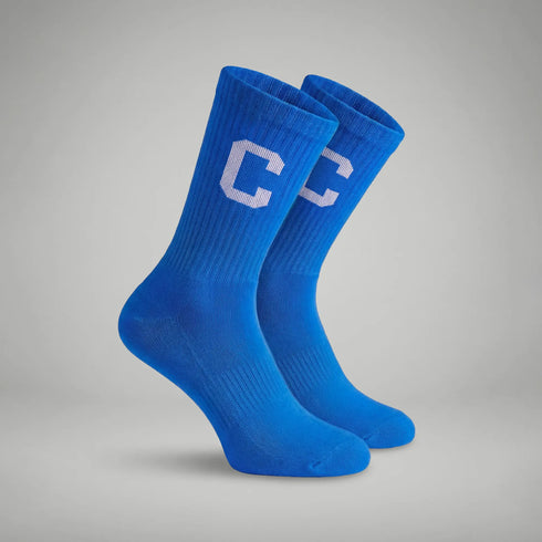 XYXX Crew Calf Length Socks - Varsity Blue