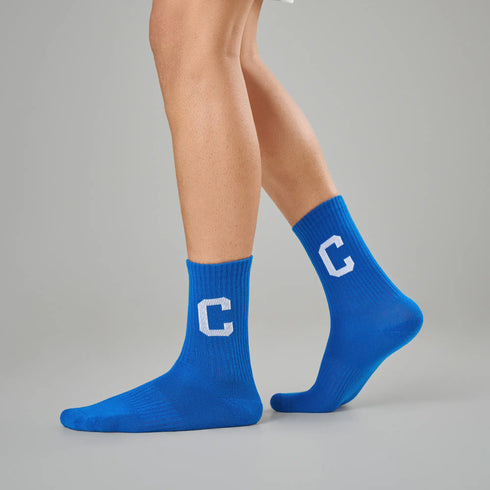 XYXX Crew Calf Length Socks - Varsity Blue