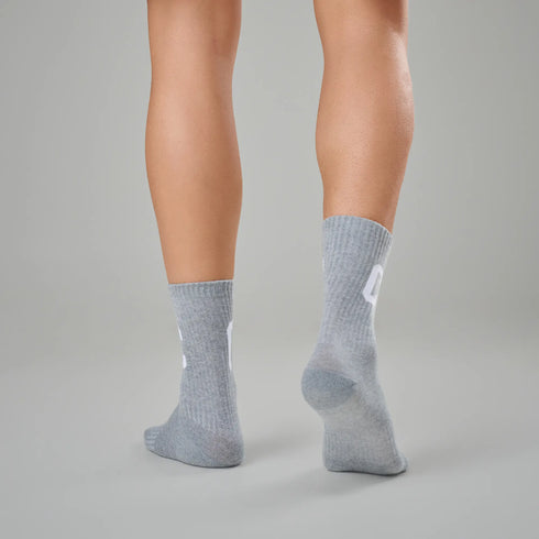XYXX Crew Calf Length Socks - Concrete Grey