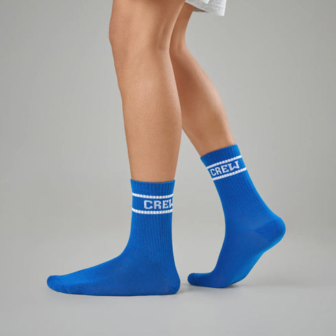 XYXX Crew Calf Length Socks - Varsity Blue