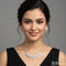 Crescent Halo Necklace Set