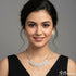 Crescent Halo Necklace Set