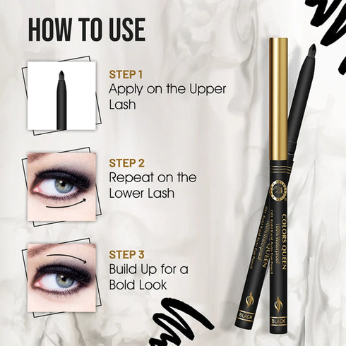 Colors Queen HD Gel Kohl Kajal | 0.35 Gram