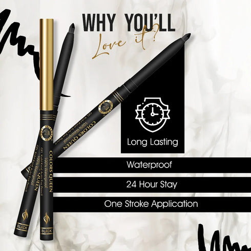 Colors Queen HD Gel Kohl Kajal | 0.35 Gram