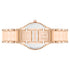 Anne Klein Quartz Analog Pink Dial Ceramic Strap Watch for Women