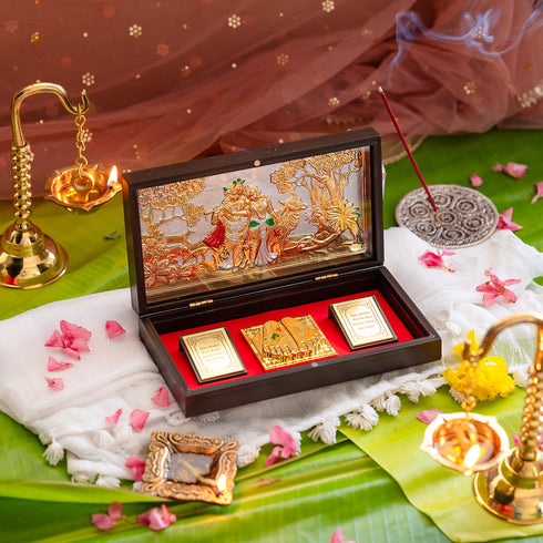 Samskara Home Radha Krishna Pocket Temple