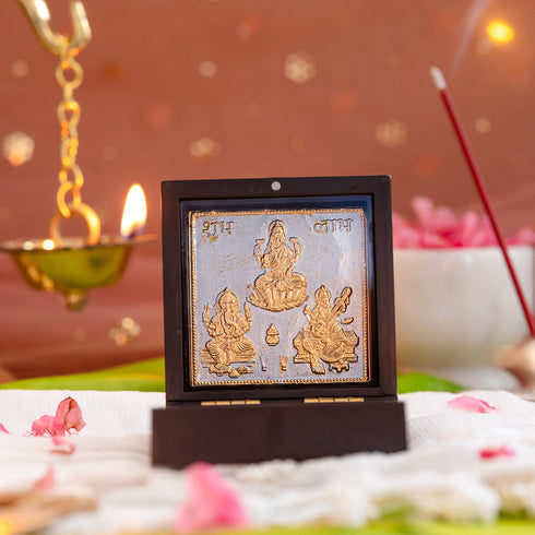 Samskara Home Lakshmi, Ganesh, Saraswati Pocket Temple (Small)