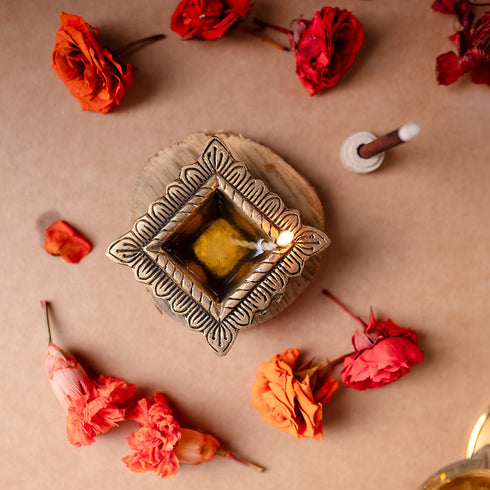 Samskara Home Kiran Brass Diya