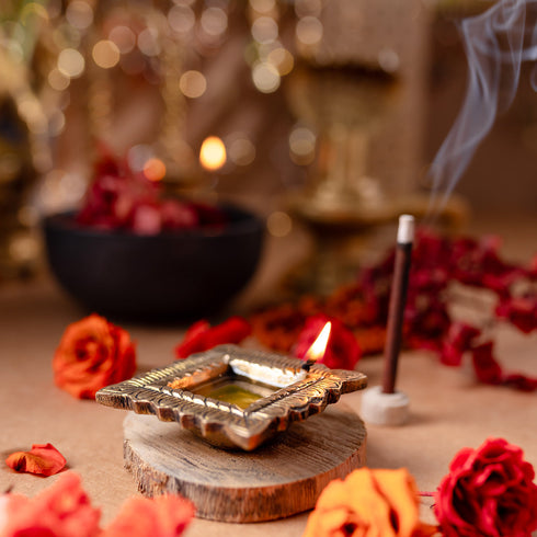 Samskara Home Kiran Brass Diya