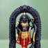 Samskara Home Elegant Black Gold Ram with Red Drapery