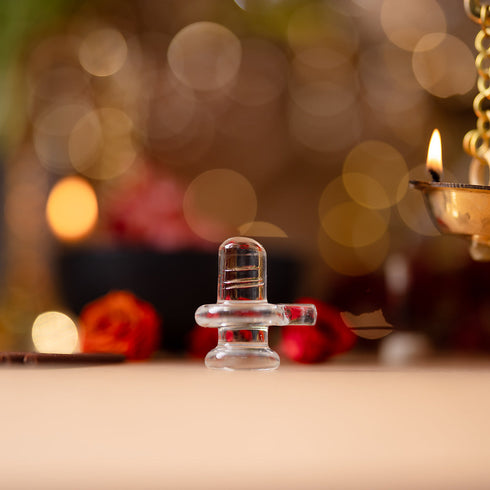 Samskara Home Sarvavyaapak Glass Shivling