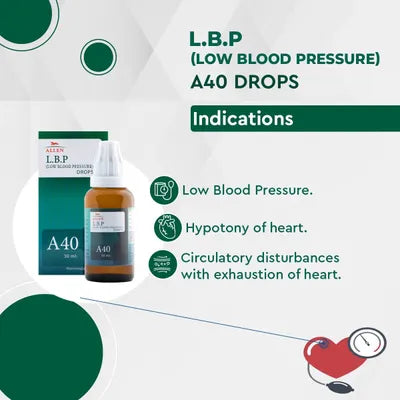 Allen A40 L.B.P. Low Blood Pressure Drop