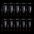 Shills Professional PKT 500pcs Almond Nail Tips Clear