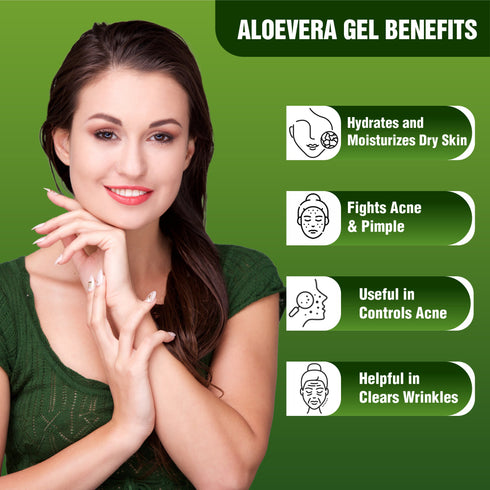 Multani Pharmaceuticals Limited Multani Naturals Aloe Vera Nourising Gel For Face & Hair Hydrating Moisturizing Soothing Skin Multipurpose Gel