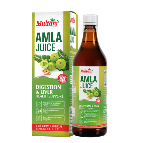 Multani Pharmaceuticals Limited Multani Amla Juice 1 Litre Pure & Natural Rich in Vitamin C Supports Immunity Digestion & Hair Health No Added Sugar