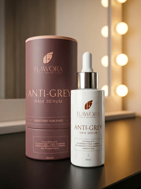 Flawora's Anti Grey | DTAN & 24K Gold Serum Combo