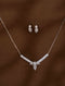 Zeraki Jewels Anvi Silver Necklace Set