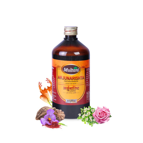 Multani Pharmaceuticals Limited Multani Ayurvedic Arjunarishta Syrup Helpful in Maintaining Wellness of Heart Helps in Management of Blood Pressure