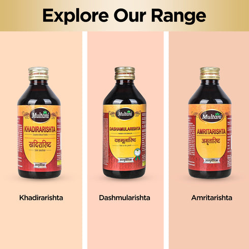 Multani Pharmaceuticals Limited Multani Ayurvedic Arjunarishta Syrup Helpful in Maintaining Wellness of Heart Helps in Management of Blood Pressure