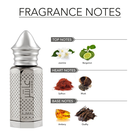Ajmal Perfumes India Asher Non-Alcoholic Attar Unisex