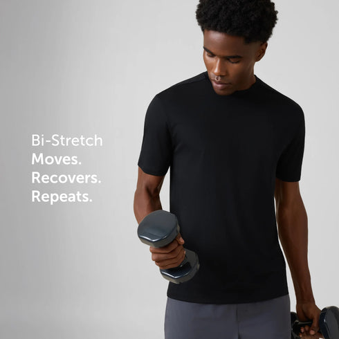 XYXX Everyday Active T-shirt - Regular Fit - Pitch Black
