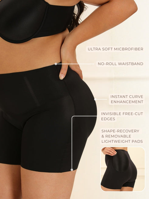 UNDERNEAT Butt Padded Shorts 2.0 - Black